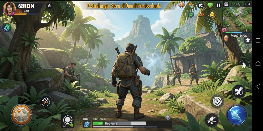Tampilan seru dari gameplay Open World 68IDN dengan eksplorasi tanpa batas.