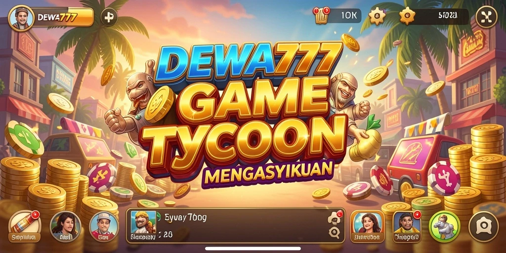 Tampilan gameplay menarik dari DEWA777 yang penuh strategi Tycoon.