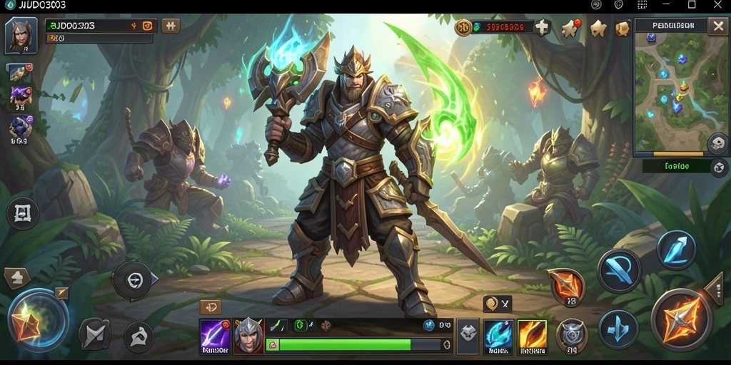 Gameplay JUDOL303 menampilkan aksi seru dan karakter berani yang berpetualang.