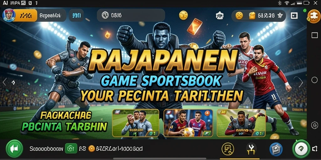 Screenshot RAJAPANEN menampilkan aksi taruhan yang intens dan interaktif di dunia Sportsbook.