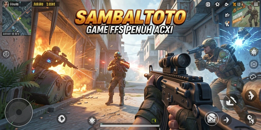 Gameplay menarik dan intens dari SAMBALTOTO yang penuh aksi FPS.