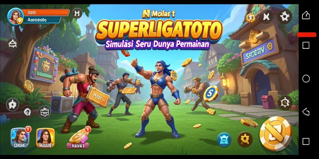 Tampilan gameplay menarik dengan grafis yang memukau dan kontrol yang responsif.